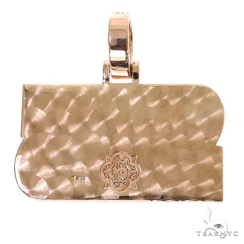 2 Tone SIMS Diamond Pendant 68634 - Image 4