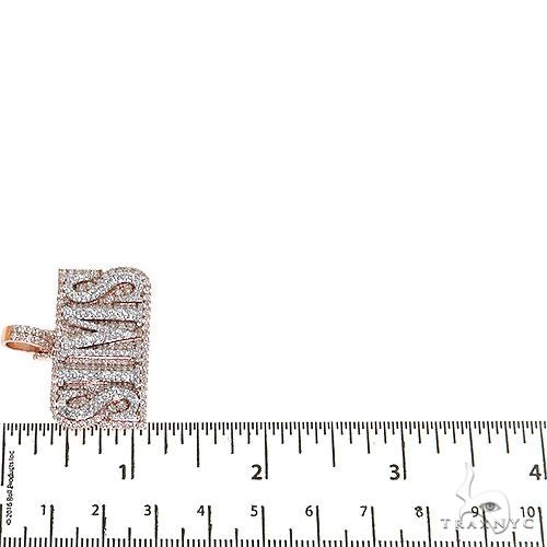 2 Tone SIMS Diamond Pendant 68634 - Image 6