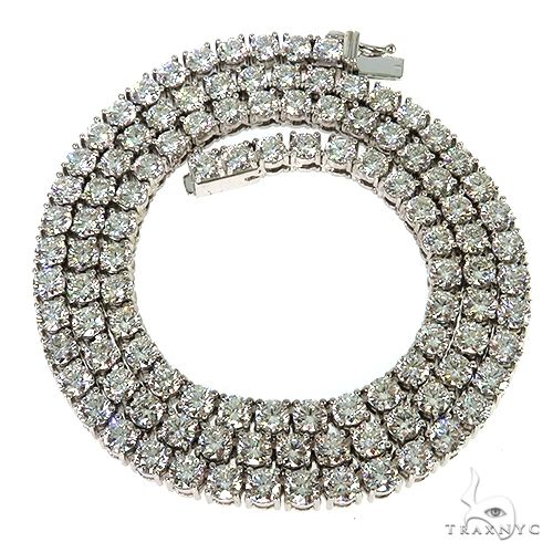 14K Gold tennis chain, 4.5 mm, photo 3 of 5