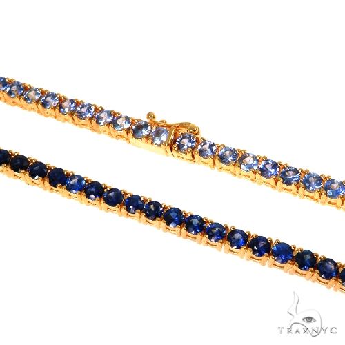 14K Gold tennis chain, 4 mm, photo 3 of 6
