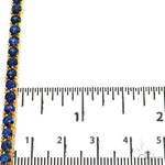 20 Pointer Blue Graduated Sapphire Tennis Chain 67479 - Image 6