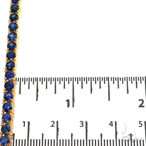 20 Pointer Blue Graduated Sapphire Tennis Chain 67479 - Image 6