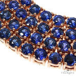 20 Pointer Blue Sapphire Tennis Chain 67610 - Image 3