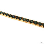 20 Pointer Green Sapphire Tennis Chain 70008 - Image 3