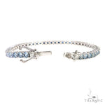 20 Pointer Water Sapphire Tennis Bracelet 67051 - Image 2