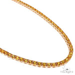 20 Pointer Yellow Sapphire Tennis Chain 67663 - Image 2