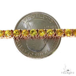 20 Pointer Yellow Sapphire Tennis Chain 67663 - Image 5
