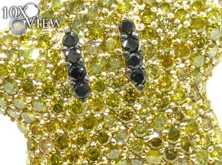 Super Mario Bros Star Yellow Color Diamond Pendant 20121 - Image 4