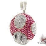 Custom Jewelry - Super Mushroom Diamond Pendant 20122 - Image 3