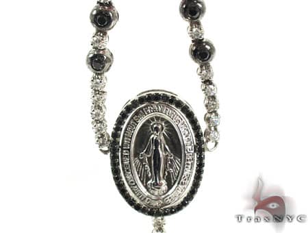 Black and White Diamond Rosary 20123 - Image 6