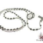 Black and White Diamond Rosary 20123 - Image 1