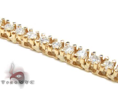 Yellow Gold Diamond Chain 40 Inches 3mm   20178 - Image 1