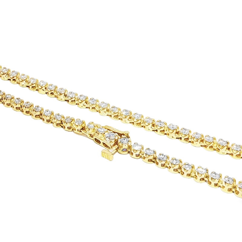 Gold Tennis Necklace 20571