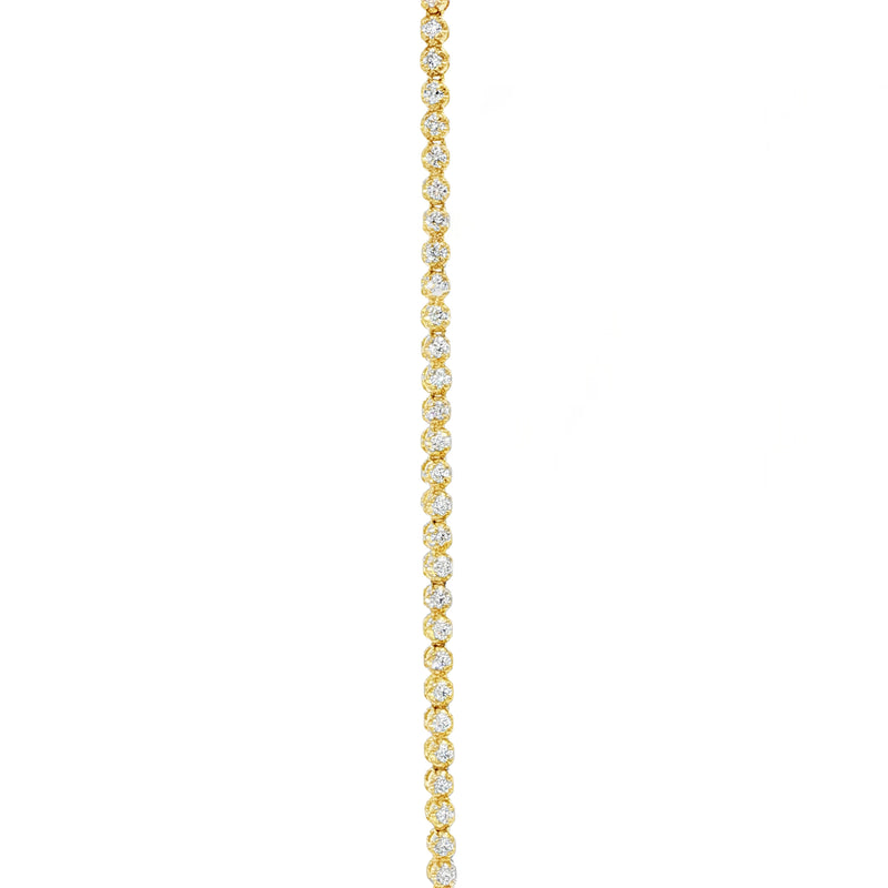 Gold Tennis Necklace 20571