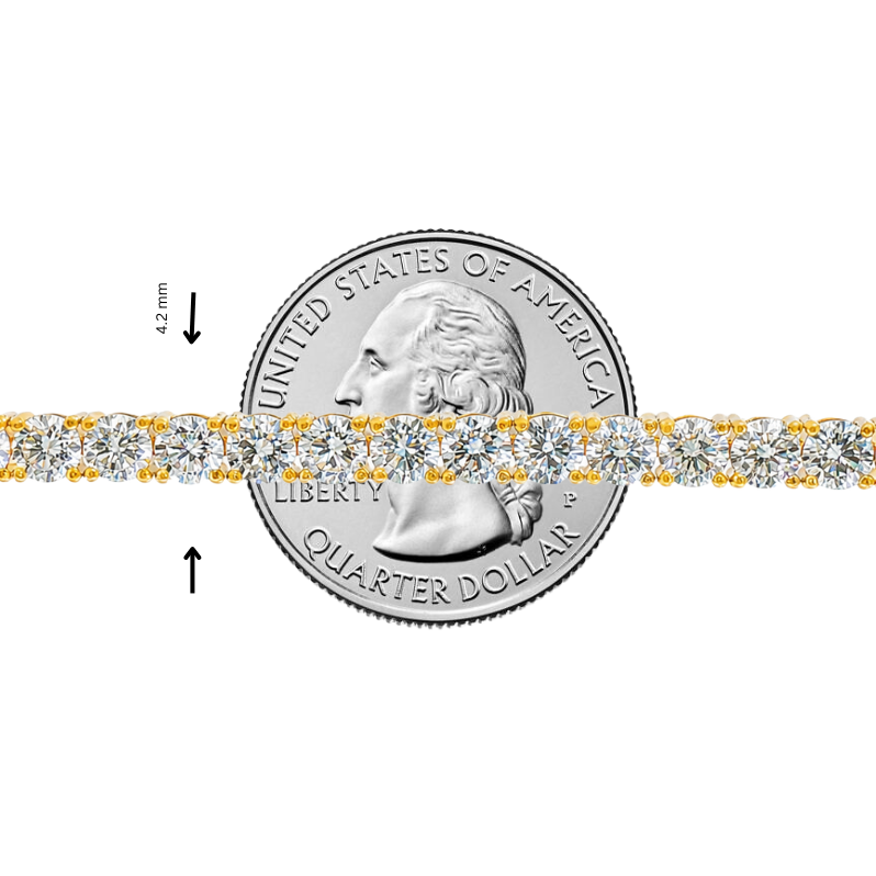 20 Pt lab diamond tennis bracelet – view 8 of 8, TraxNYC item 71679