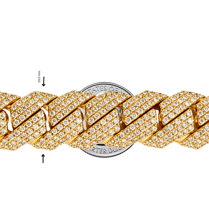 20mm Iced Cuban Link Chain 71764