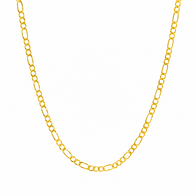21K Gold Figaro Chain 2.5mm 71479