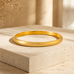 21K Gold Matte Bangle 71465