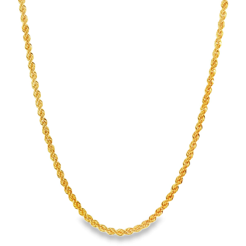 21K Gold Rope Chain 3.2mm 71476