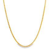 21K Solid Gold Rope Chain 2mm 71475