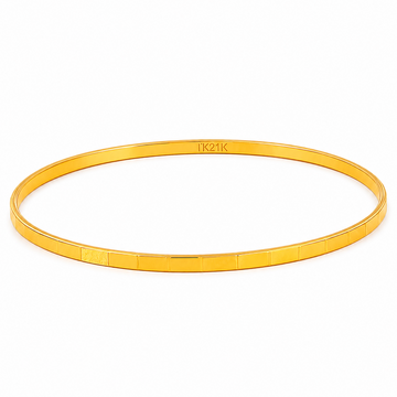 21K Gold Royal Slim Bangle