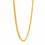 21K Gold Square Wheat Chain 2mm 71478