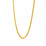 21K Gold Square Wheat Chain 2mm 71478
