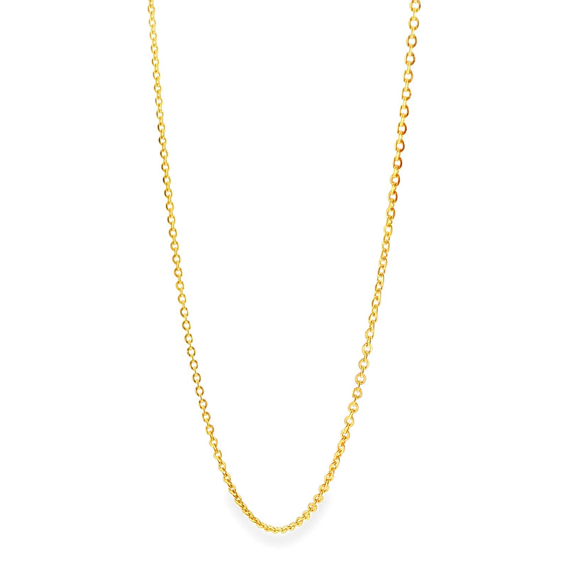 21K Gold Cable Chain 71868 side view