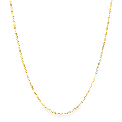 21K Gold Cable Chain 71868 front view