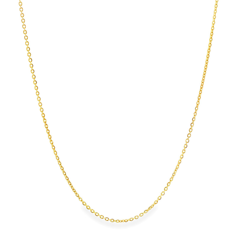 21K Gold Cable Chain 71868 front view