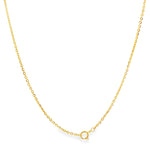 21K Gold Cable Chain 71868 spring ring clasp