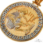 22K Gold Custom Made Greek Thoth Pendant 68197 - Image 3