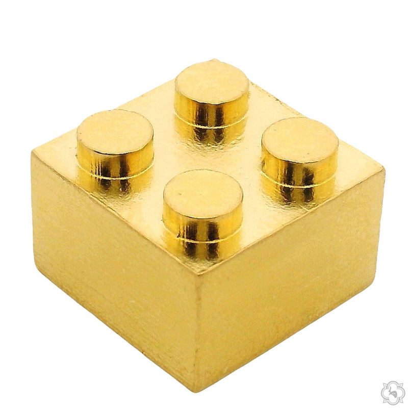 24K Gold Builder Block 4 Bit Square 70905