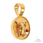 24K Gold Pikachu Pendant 69654 - Image 2