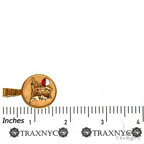 24K Gold Pikachu Pendant 69654 - Image 6