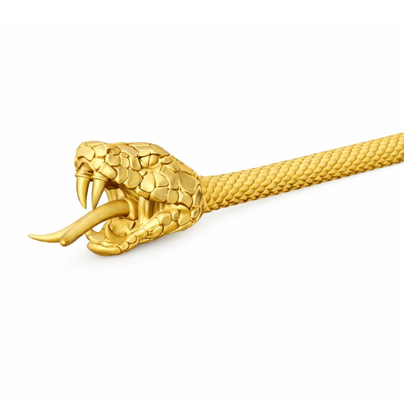 Buy 24K Gold Custom Snake Ring Bracelet Pendant 71240 – TraxNYC