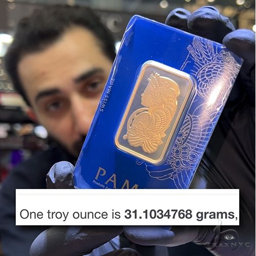 24K Gold Trax Ounce 24