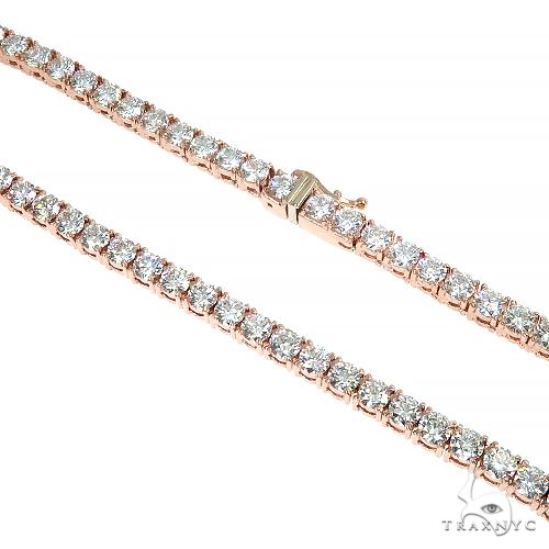 25 Pointer Diamond Tennis Chain 4.3mm 24.5 Inches 69811 - Image 2