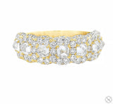 14K Gold 25 Pointer Upside Down Asscher Lab-Grown Diamond Band 70833
