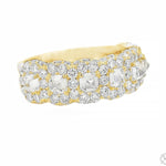 25 Pointer Upside Down Asscher Diamond Band 70833 - Image 2