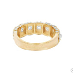 25 Pointer Upside Down Asscher Diamond Band 70833 - Image 5