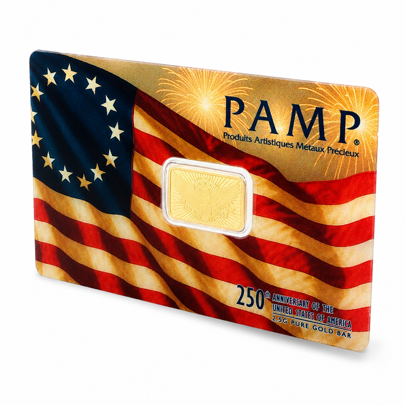 250th Anniversary of the USA PAMP Suisse Bar 2.5 Grams 71544