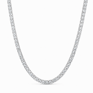25 Pt Diamond Tennis Chain in 14K gold, view 2