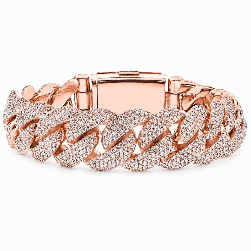 25mm Iced Cuban Link Bracelet 71762