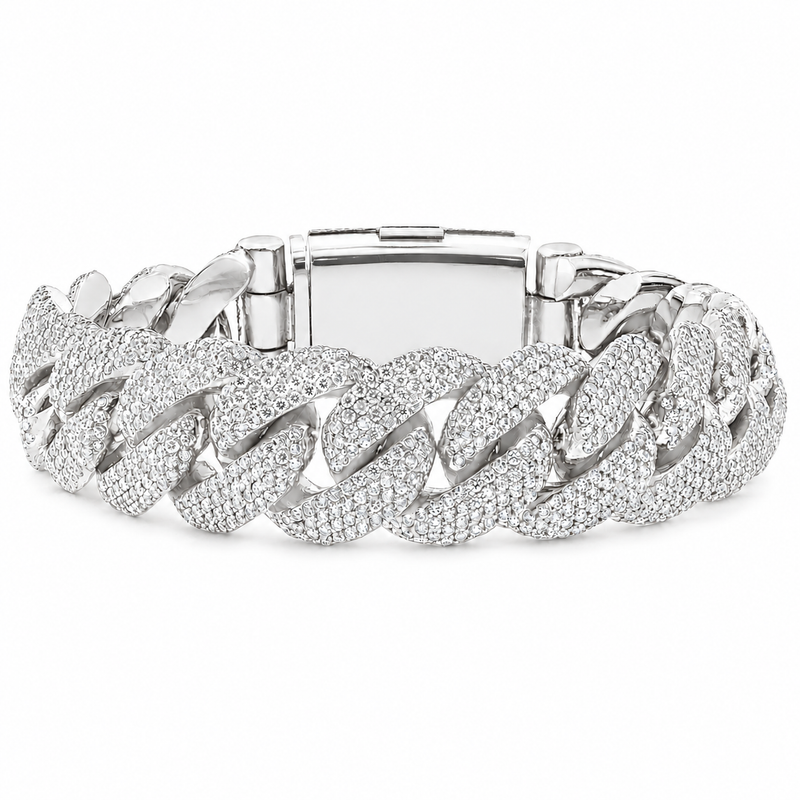 25mm Iced Cuban Link Bracelet 71762