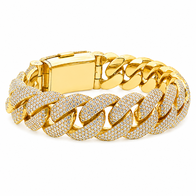 25mm Iced Cuban Link Bracelet 71762