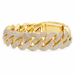 25mm Iced Cuban Link Bracelet 71762