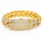 25mm Iced Cuban Link Bracelet 71762