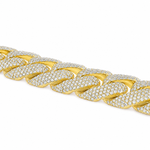 25mm Iced Cuban Link Bracelet 71762