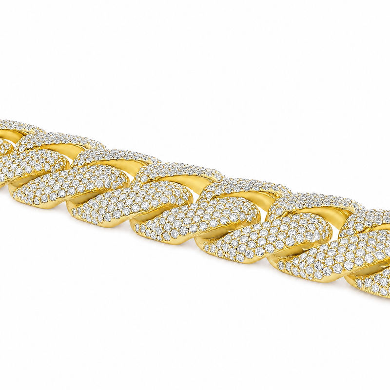 25mm Iced Cuban Link Bracelet 71762